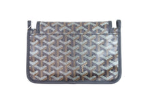 画像をギャラリービューアに読み込む, 新品未使用 GOYARD ゴヤール ショルダーバッグ プリュメ ポーチウォレット ブラック PVC レザー シルバー金具 中古 52531
