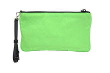 Load image into Gallery viewer, 極美品 PRADA プラダ ポーチ アクセサリーポーチ テスートポーチ グリーン トライアングルプレート 1NH545 シルバー金具 中古 52544