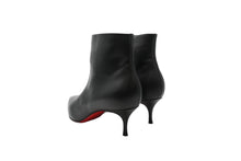 Load image into Gallery viewer, 新品未使用品 Christian Louboutin クリスチャンルブタン パンプス ショートブーツ ポインテッドトゥ レザー ブラック 38 中古52592