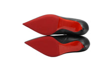 Load image into Gallery viewer, 新品未使用品 Christian Louboutin クリスチャンルブタン パンプス ショートブーツ ポインテッドトゥ レザー ブラック 38 中古52592