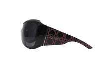 Load image into Gallery viewer, Christian Dior クリスチャン・ディオール サングラス cannage 1 atm8 ヴィンテージ 一枚レンズ ブラック ピンク 美品 中古 52597