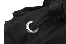 Load image into Gallery viewer, 新品同様 PRADA プラダ 巾着ポーチ NERO トライアングルロゴ 1NA369 197/B TURKEY製 テスート ブラック シルバー金具 中古 52624