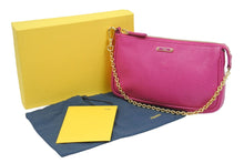 画像をギャラリービューアに読み込む, FENDI フェンディ ポーチ ワンショルダーバッグ 8M0271-F09 139-2354 レザー ピンク ゴールド金具 美品 中古 52631