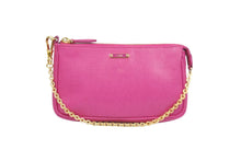 画像をギャラリービューアに読み込む, FENDI フェンディ ポーチ ワンショルダーバッグ 8M0271-F09 139-2354 レザー ピンク ゴールド金具 美品 中古 52631
