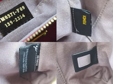 画像をギャラリービューアに読み込む, FENDI フェンディ ポーチ ワンショルダーバッグ 8M0271-F09 139-2354 レザー ピンク ゴールド金具 美品 中古 52631