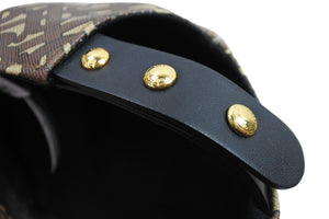 BURBERRY バーバリー キャップ 帽子 TB モノグラム BURW01W ブラウン イタリア製 サイズL 美品 中古 52635