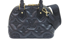 画像をギャラリービューアに読み込む, 新品同様 LOUIS VUITTON ルイ・ヴィトン ハンドバッグ アルマ・ソフトBB ノワール バブルグラム M59793 ゴールド金具 中古 52644