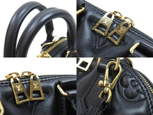 画像をギャラリービューアに読み込む, 新品同様 LOUIS VUITTON ルイ・ヴィトン ハンドバッグ アルマ・ソフトBB ノワール バブルグラム M59793 ゴールド金具 中古 52644