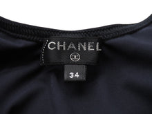 Load image into Gallery viewer, CHANEL シャネル スイムウェア 水着 ココマーク 9065V45004 ネイビー ポーチ付き サイズ34 美品 中古 52648