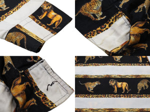 VERSACE ヴェルサーチ 長袖Ｔシャツ versace jeans couture 虎 獅子 豹 ...