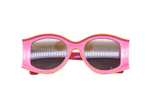 画像をギャラリービューアに読み込む, LOEWE ロエベ × パウラズ イビザ バタフライ サングラス ピンク オレンジ 52□22 LW40047U アイウェア 小物 美品 中古 52692