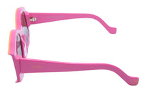 画像をギャラリービューアに読み込む, LOEWE ロエベ × パウラズ イビザ バタフライ サングラス ピンク オレンジ 52□22 LW40047U アイウェア 小物 美品 中古 52692