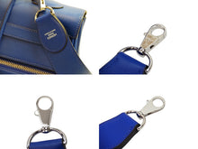Load image into Gallery viewer, 極美品 エルメス ケリーラキ 35 ハンドバッグ 内縫 スイフト ブルーエレクトリック シルバー金具 □O刻印 52736