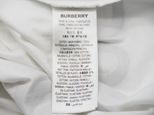 Load image into Gallery viewer, BURBERRY バーバリー 半袖Ｔシャツ S2012093 HORSEFERRY オーバーサイズ ホワイト ブラック コットン XS 美品 中古 52757