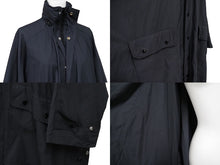 画像をギャラリービューアに読み込む, BALENCIAGA バレンシアガ ブルゾン 17aw 492114 ナイロン ブラック サイズ34 シルバー金具 美品 中古 52798