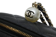 画像をギャラリービューアに読み込む, 新品同様 CHANEL シャネル マトラッセ ミニ ヴァニティ チェーンショルダー キャビアスキン ブラック ゴールド金具 中古 52839