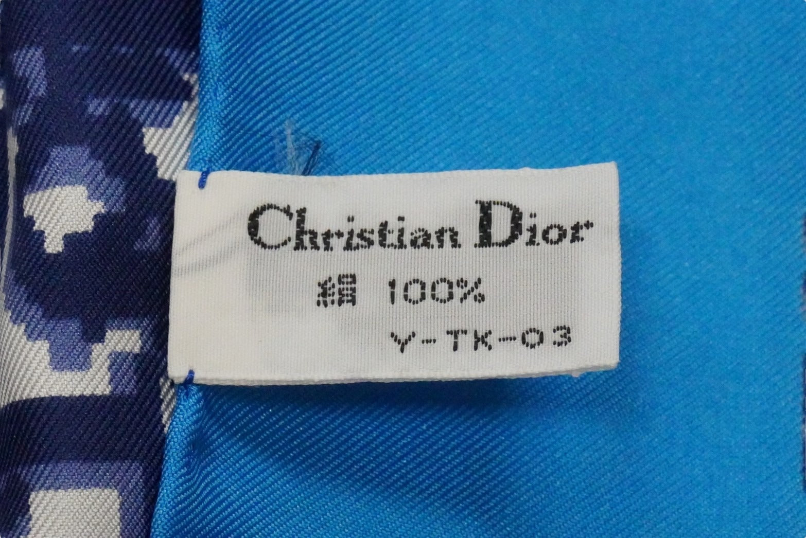 ChristianDior クリスチャンディオール スカーフ トロッター柄 