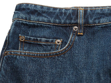 画像をギャラリービューアに読み込む, 新品未使用品 BALENCIAGA バレンシアガ デニムスカート タイトスカート ミニスカート FR38 コットン ブルー シルバー 中古 52947