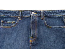 画像をギャラリービューアに読み込む, 新品未使用品 BALENCIAGA バレンシアガ デニムスカート タイトスカート ミニスカート FR38 コットン ブルー シルバー 中古 52947