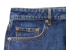 画像をギャラリービューアに読み込む, 新品未使用品 BALENCIAGA バレンシアガ デニムスカート タイトスカート ミニスカート FR38 コットン ブルー シルバー 中古 52947