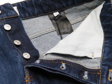 画像をギャラリービューアに読み込む, 新品未使用品 BALENCIAGA バレンシアガ デニムスカート タイトスカート ミニスカート FR38 コットン ブルー シルバー 中古 52947