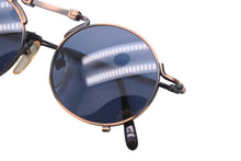 Load image into Gallery viewer, Jean paul gaultier ジャンポールゴルチェ ヴィンテージ サングラス メガネ 折りたたみ式 56-9101 メタル ブラック 良品 中古 52971
