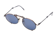 Load image into Gallery viewer, Jean paul gaultier ジャンポールゴルチェ ヴィンテージ サングラス メガネ 折りたたみ式 56-9101 メタル ブラック 良品 中古 52971