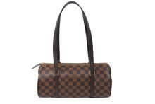 画像をギャラリービューアに読み込む, 新品同様 LOUIS VUITTON ルイ・ヴィトン ハンドバッグ パピオン ダミエキャンバス 新型 N41210 ブラウン ゴールド金具 中古 52982
