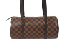 画像をギャラリービューアに読み込む, 新品同様 LOUIS VUITTON ルイ・ヴィトン ハンドバッグ パピオン ダミエキャンバス 新型 N41210 ブラウン ゴールド金具 中古 52982