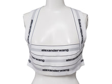 画像をギャラリービューアに読み込む, Alexander Wang アレキサンダーワン トップス ブラトップ ストレッチブラ ホワイト ブラック サイズS 美品 中古 53043