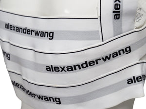 Alexander Wang アレキサンダーワン トップス ブラトップ ストレッチブラ ホワイト ブラック サイズS 美品 中古 53043