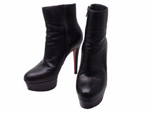 画像をギャラリービューアに読み込む, [USED/中古]Christian Louboutin クリスチャンルブタン パンプス ブラック レッド レザー 36 1/2 Cランク 中古 53080