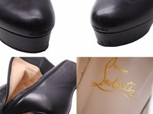画像をギャラリービューアに読み込む, [USED/中古]Christian Louboutin クリスチャンルブタン パンプス ブラック レッド レザー 36 1/2 Cランク 中古 53080