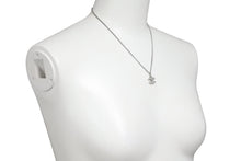 Load image into Gallery viewer, CHANEL シャネル ネックレス ラインストーン ココマーク アクセサリー レディース シルバー系 美品 中古 53014