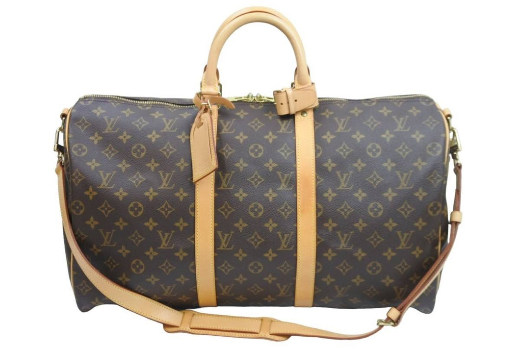 LOUIS VUITTON ルイヴィトン ボストンバッグ キーポルバンドリエール50 ゴールド金具 M41416 美品 中古 53107 –  Casanova Vintage