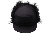 Load image into Gallery viewer, PRADA プラダ 帽子 フライトキャップ ファー付き ナイロン 2HC180 19AW CAPPELLI ブラック サイズL 美品 中古 53149