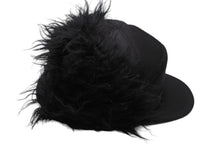 Load image into Gallery viewer, PRADA プラダ 帽子 フライトキャップ ファー付き ナイロン 2HC180 19AW CAPPELLI ブラック サイズL 美品 中古 53149