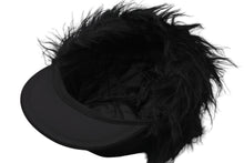 Load image into Gallery viewer, PRADA プラダ 帽子 フライトキャップ ファー付き ナイロン 2HC180 19AW CAPPELLI ブラック サイズL 美品 中古 53149
