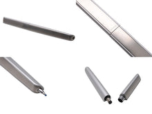 Load image into Gallery viewer, 新品未使用 HERMES エルメス ノーチラス ボールペン 万年筆 ペンケース 一本差し 文房具 メタル レザー ブラウン シルバー 53164