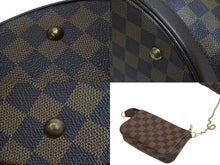 画像をギャラリービューアに読み込む, LOUIS VUITTON ルイ・ヴィトン ダミエ マレ ショルダーバッグ ポーチ付き ブラウン ゴールド金具 ロゴ N42240 美品 中古 53187