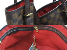 画像をギャラリービューアに読み込む, LOUIS VUITTON ルイ・ヴィトン ダミエ マレ ショルダーバッグ ポーチ付き ブラウン ゴールド金具 ロゴ N42240 美品 中古 53187