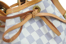 Load image into Gallery viewer, LOUIS VUITTON ルイ・ヴィトン ショルダーバッグ ダミエ・アズール ノエ ＢＢ ホワイト ゴールド金具 美品 中古 53197