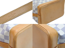 Load image into Gallery viewer, LOUIS VUITTON ルイ・ヴィトン ショルダーバッグ ダミエ・アズール ノエ ＢＢ ホワイト ゴールド金具 美品 中古 53197