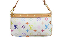 Load image into Gallery viewer, LOUIS VUITTON ルイヴィトン マルチカラー ポシェットアクセソワール ホワイト M92649 村上隆 美品 中古 53214