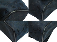 画像をギャラリービューアに読み込む, GUCCI グッチ ショルダーバッグ 斜めがけバッグ 146236 4276 GGキャンバス ブラック シルバー金具 良品 中古 55105