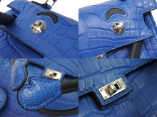 Load image into Gallery viewer, 新品未使用 HERMES エルメス ケリードール ブルー 2022 レザー Z刻印 中古 53254