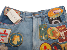 Load image into Gallery viewer, 極美品 KAPITAL キャピタル ショートパンツ 12.5ozデニム ワッペン リメイク K2306SP221 サイズ32 ブルー コットン 53272 中古品