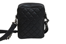 画像をギャラリービューアに読み込む, 極美品 CHANEL シャネル ショルダーバッグ マトラッセ チェーンショルダー 22番台 ブラック レザー ガンメタリック金具 中古 53297