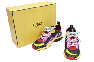 FENDI フェンディ スニーカー 靴 ズッカ柄 8E6912 イタリア製 ...