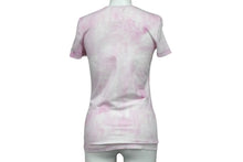 画像をギャラリービューアに読み込む, CHANEL シャネル 半袖 Tシャツ ココマーク タイダイ柄 P34611K02001 フランス製 コットン エラスタン ピンク 34 美品 中古 53333